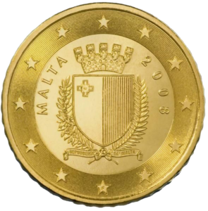Euromünze 50 Cent malta – nationale Seite